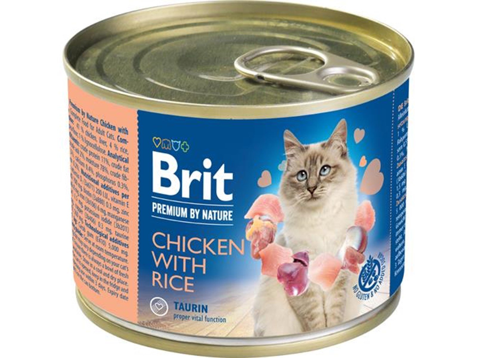Brit Premium by Nature Can Chicken with Rice 200 g Brit Premium by Nature Can Chicken with Rice 200 g